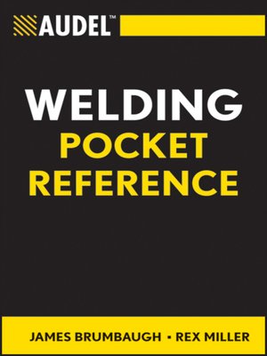 cover image of Audel Welding Pocket Reference